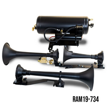 画像をギャラリービューアに読み込む, Kleinn Air Horns 19-24 RAM 1500 Direct Fit Train Horn &amp; Onboard Air System