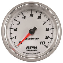 画像をギャラリービューアに読み込む, Autometer Pro-Cycle Gauge Tachometer 3 3/8in 10K Rpm White