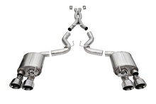 画像をギャラリービューアに読み込む, Corsa 20-22 Ford Mustang GT500 3.0in Dual Rear Exit Catback w/ Twin 5.0in Polish Slash Cut Pro Tips