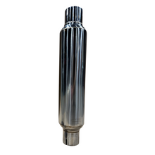 画像をギャラリービューアに読み込む, Kooks 2.5in Round Clamp In Muffler 14in Long Polished Stainless Steel