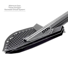 画像をギャラリービューアに読み込む, Go Rhino Xventure Gear Sharktooth Stackable Shovel - Textured Black