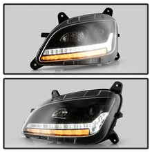 画像をギャラリービューアに読み込む, Spyder 13-19 Peterbilt 579 Driver Side Projector Headlights - Black (PRO-YD-PB57914-SEQ-L-BK)