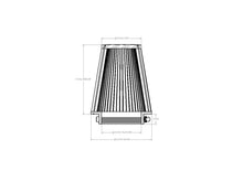 画像をギャラリービューアに読み込む, aFe POWER Universal Clamp-On Air Filter w/ D2 Dura-Dry Media - 4in F x 6in B x 4in T x 7in H