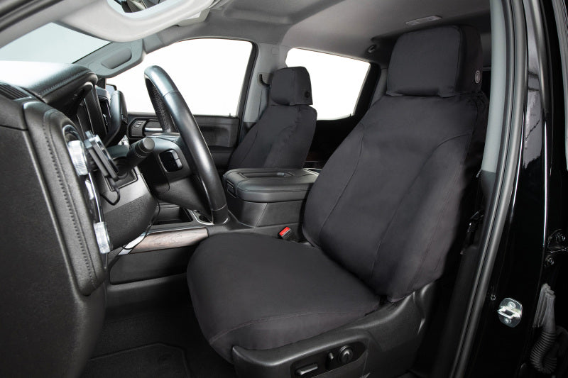 Covercraft 22-26 GMC Sierra 1500 SeatSaver Custom Seat Cover - Polycotton Charcoal
