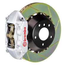 画像をギャラリービューアに読み込む, Brembo SS Rear GT BBK 4 Piston Cast 380x28 2pc Rotor Slotted Type-1-Silver