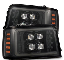 画像をギャラリービューアに読み込む, AlphaRex 92-96 Ford F-Series/Bronco NOVA-Series LED Proj Headlight Alpha-Bk w/Actv Light SS &amp; SBDRL