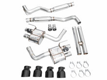 画像をギャラリービューアに読み込む, AWE 2024 Ford Mustang Dark Horse S650 RWD SwitchPath Cat-Back Exhaust w/ Quad Diamond Black Tips