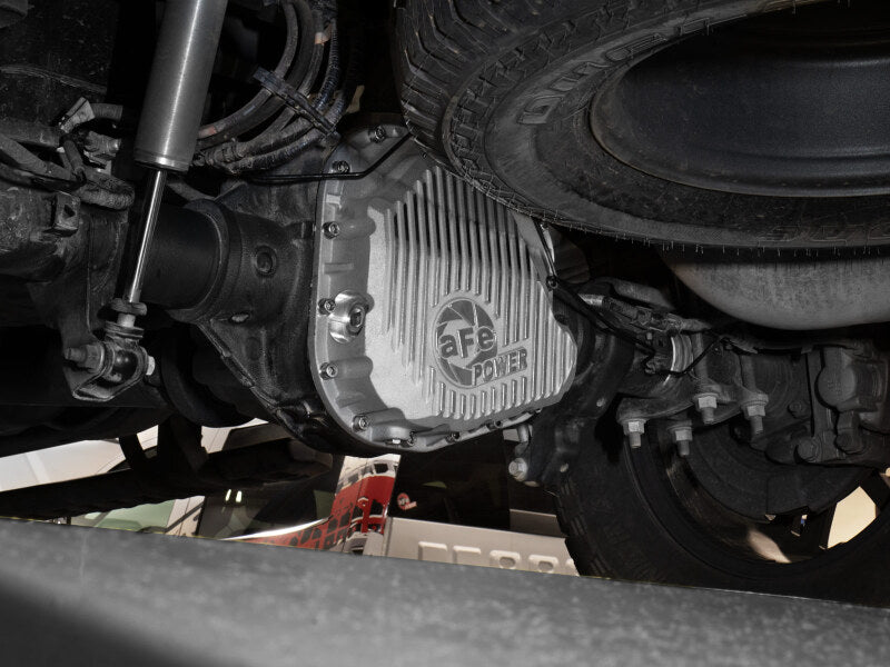 aFe POWER Street Series Rear Diff Cover Raw w/ Machined Fins Ford F-250/350 23-26 (Sterling 11.6)