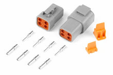 画像をギャラリービューアに読み込む, Haltech Matching Set of Deutsch DTP-4 Connectors (25 Amp) Plug &amp; Pins