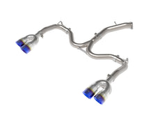 画像をギャラリービューアに読み込む, aFe 22-24 Kia Forte GT 1.6L 3in-2.5in 304 Stainless Steel Axle-Back Exhaust w/ Blue Flame Tips