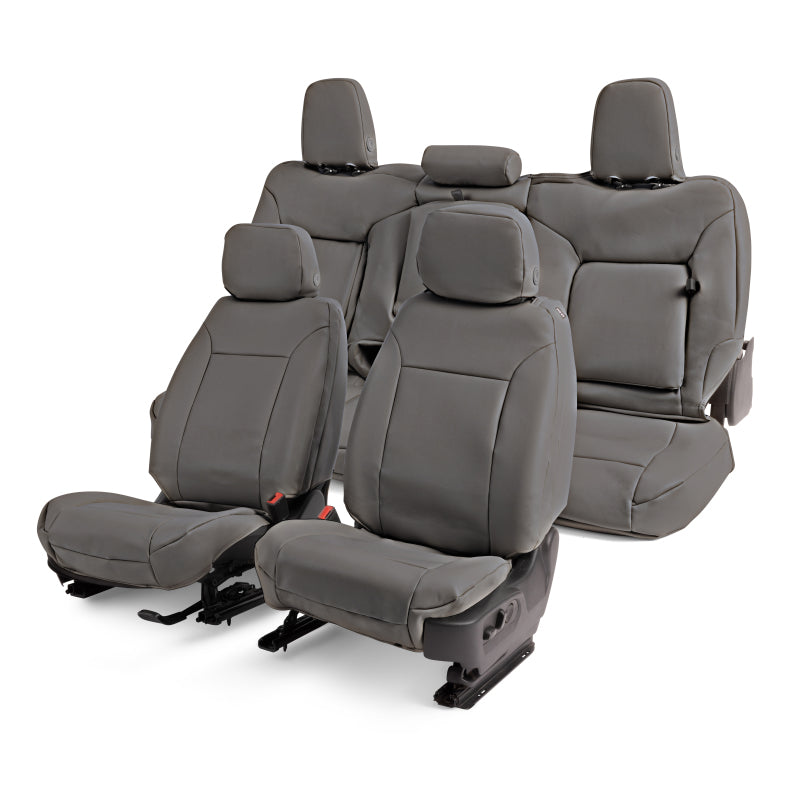 Covercraft 19-24 Dodge Ram Leatherette PrecisionFit Custom Front Row Seat Covers - Stone
