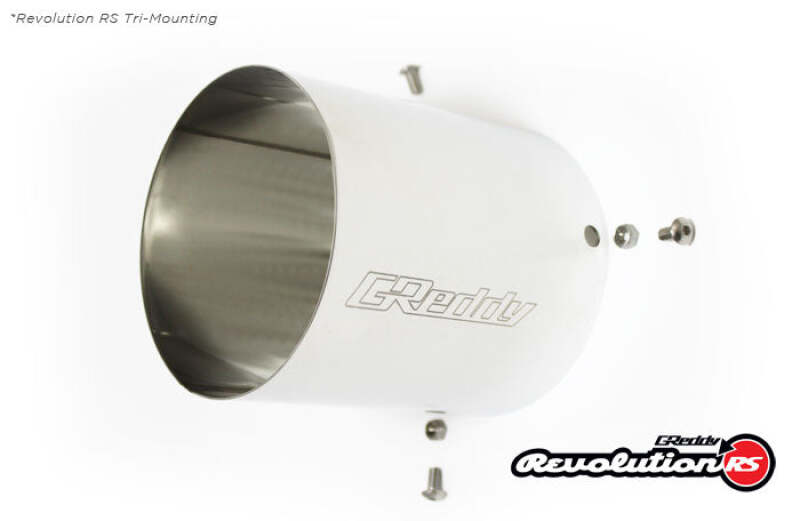GReddy Universal 3in Revolution RS Muffler SS Tip - 115mm Dia / 185mm Length
