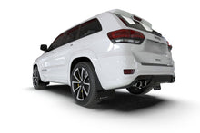 画像をギャラリービューアに読み込む, Rally Armor 18-22 Jeep Grand Cherokee SRT Trackhawk Black UR Mud Flap - White Logo