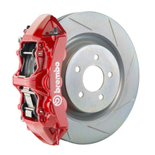 画像をギャラリービューアに読み込む, Brembo 16+ Camaro LS/LT SS Front GT BBK 6 Piston Cast 355x32 1pc Rotor Slotted Type1-Red