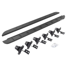 画像をギャラリービューアに読み込む, Go Rhino 18-22 Jeep Wrangler JLU 4DR RB10 Slim Running Boards Kit (Incl. Brackets) - Tex. Blk
