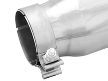 画像をギャラリービューアに読み込む, aFe MACH Force-Xp Universal Exhaust Tip 3-1/2Inlet x 4-1/2IN Outlet x 12IN L Polished Left Side Exit