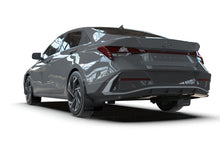 画像をギャラリービューアに読み込む, Rally Armor 24-26 Hyundai Elantra N/N Line Black Mud Flap w/Grey Logo