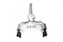 画像をギャラリービューアに読み込む, Roush 18-23 Mustang 5.0L V8 Black Tip Cat Back Exhaust Kit (Quad Tip Non-Active)