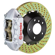 画像をギャラリービューアに読み込む, Brembo 88-91 Testarossa Rear GT BBK 4 Piston Cast 380x28 2pc Rotor Drilled-Silver