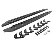 画像をギャラリービューアに読み込む, Go Rhino 15-19 GMC Sierra 2500/3500HD DC 4DR RB20 Slim Running Boards Kit (w/Brackets) - Tex. Blk