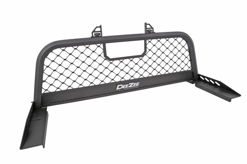 Dee Zee 17-23 Ford SuperDuty Cargo Management Cab Rack - Txt Blk Mesh