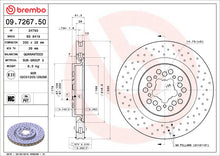 画像をギャラリービューアに読み込む, Brembo OE 00-04 Ferrari 360 Drilled Standard Brake Disc