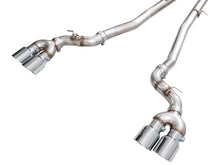 画像をギャラリービューアに読み込む, AWE Tuning BMW G90/G99 M5 Track Edition Cat-Back Exhaust - Chrome Silver Tips
