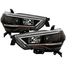 画像をギャラリービューアに読み込む, Spyder 14-20 Toyota 4Runner Projector Headlights w/Seq. LED Turn Sig. LED White Light Bar Park Light