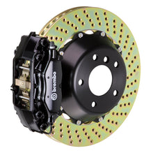 画像をギャラリービューアに読み込む, Brembo 05-1ster/06-12 Cayman Rear GT BBK 4 Piston Cast 345x28 2pc Rotor Drilled-Black