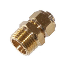 画像をギャラリービューアに読み込む, Kleinn  1/2In OD Tubing 1/2In M NPT Straight Compression Fitting