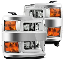 画像をギャラリービューアに読み込む, AlphaRex 15-19 Chevy Silverado 2500/3500 LUXX-Series Proj. Headlights Chrome w/Actv SeqSig &amp; DRL