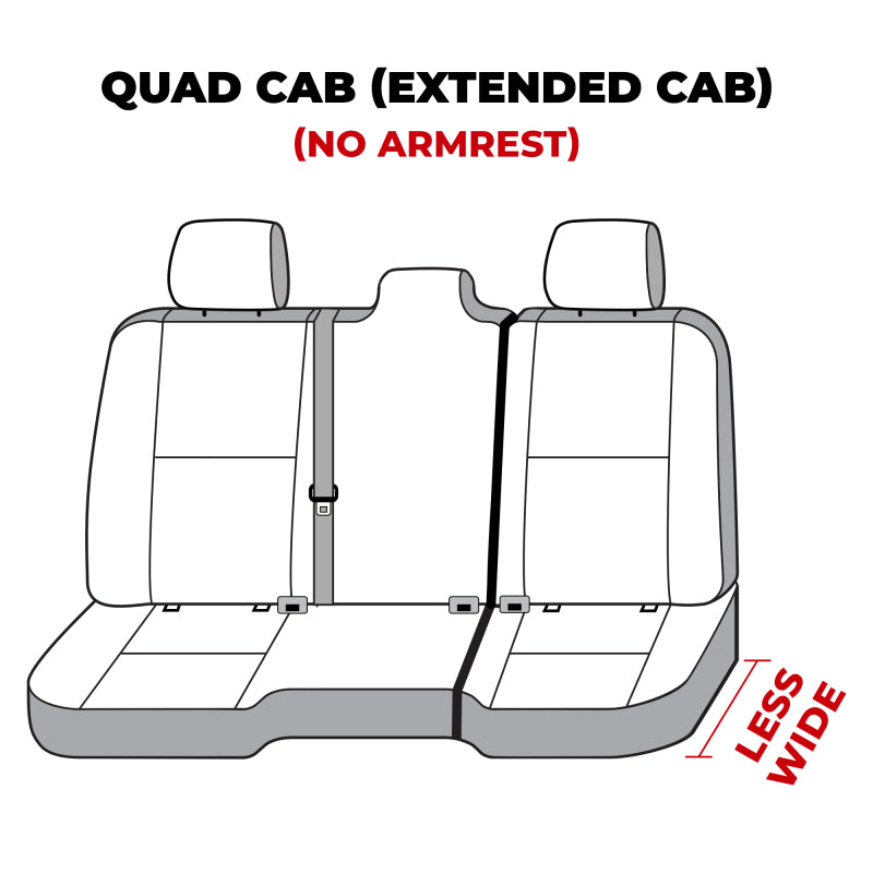 Covercraft 19-23 Dodge RAM 1500 Carhartt SeatSaver Custom Second Row Seat Covers - Gravel