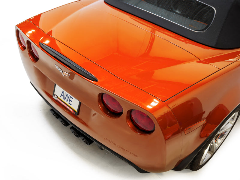 AWE Tuning 05-07 C6 Chevrolet Corvette 6.0L Touring Edition Axle-Back Exhaust w/ Diamond Black Tips
