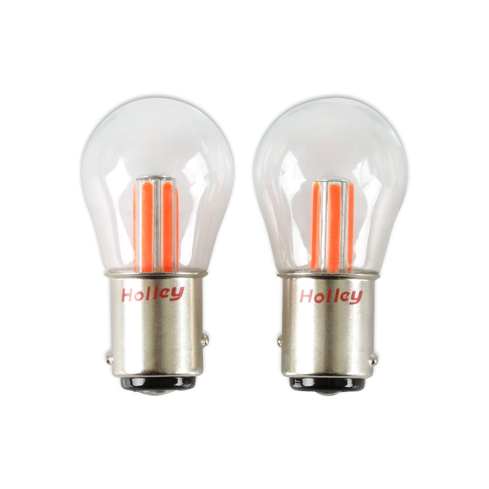 Holley RetroBright LED Bulbs - 1157 - Red - 1157 Turn Signal Bulb - Red Color