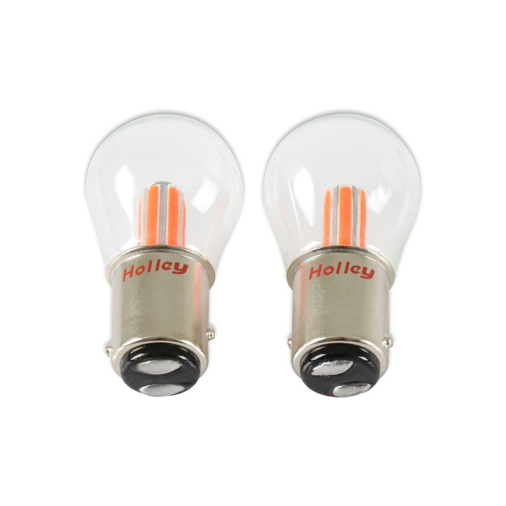 Holley RetroBright LED Bulbs - 1157 - Red - 1157 Turn Signal Bulb - Red Color
