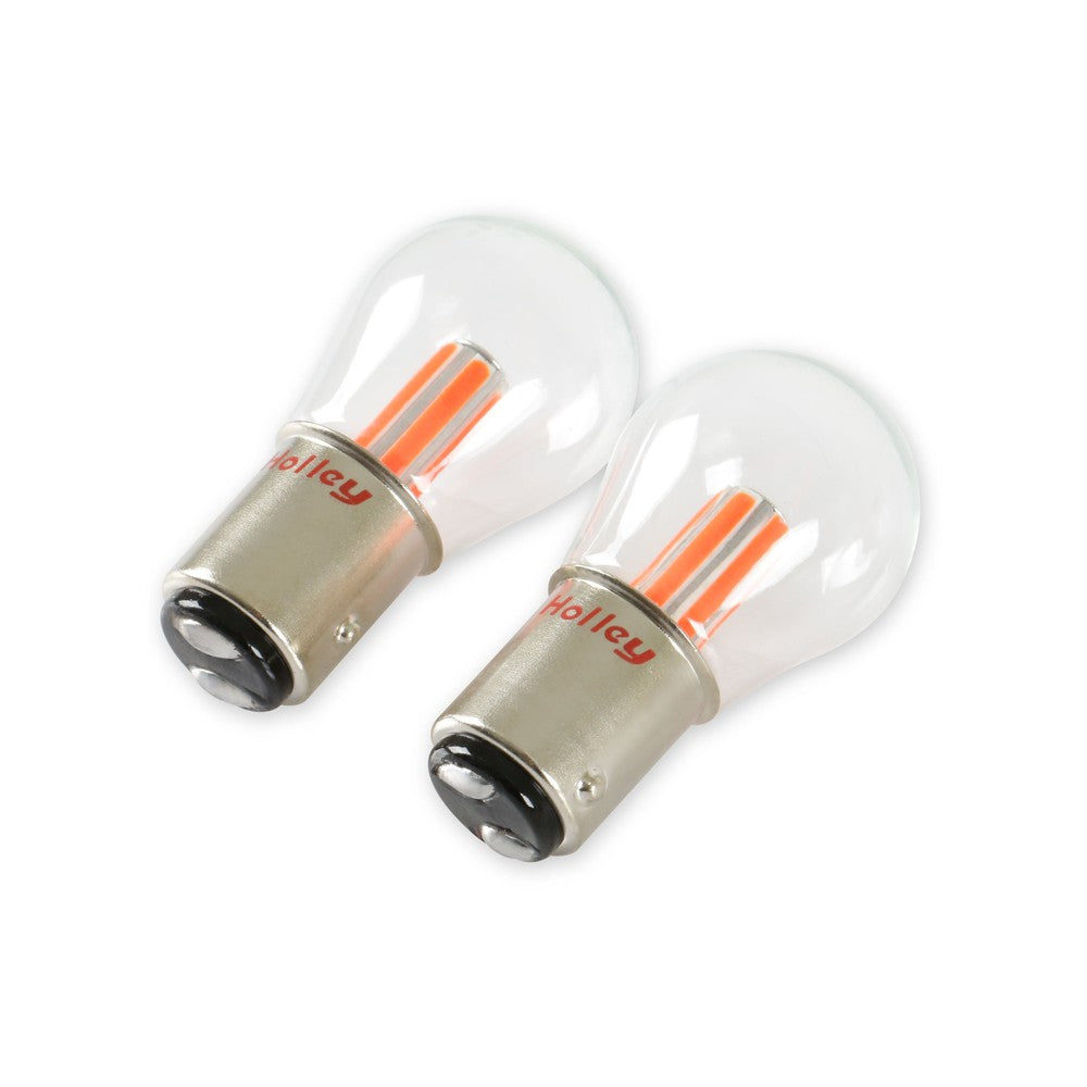Holley RetroBright LED Bulbs - 1157 - Red - 1157 Turn Signal Bulb - Red Color