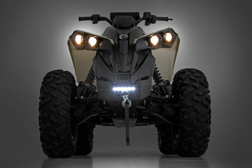 Winch Bumper | 4500-Lb Winch | Black Series LED | 6" Light | Can-Am Renegade 1000/Renegade 500 