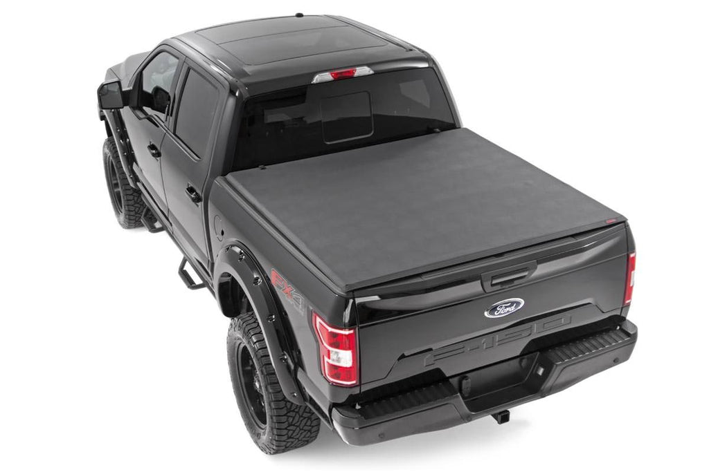 Soft Tri-Fold Bed Cover | 6'7" Bed | Ford F-150 (21-24)/F-150 Lightning (22-24) 