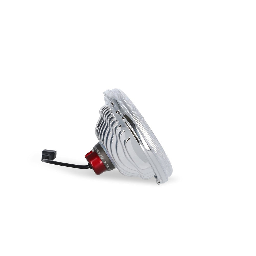 Holley RetroBright LED Forward Facing Light - Modern White (5700K) - 7 in. Round