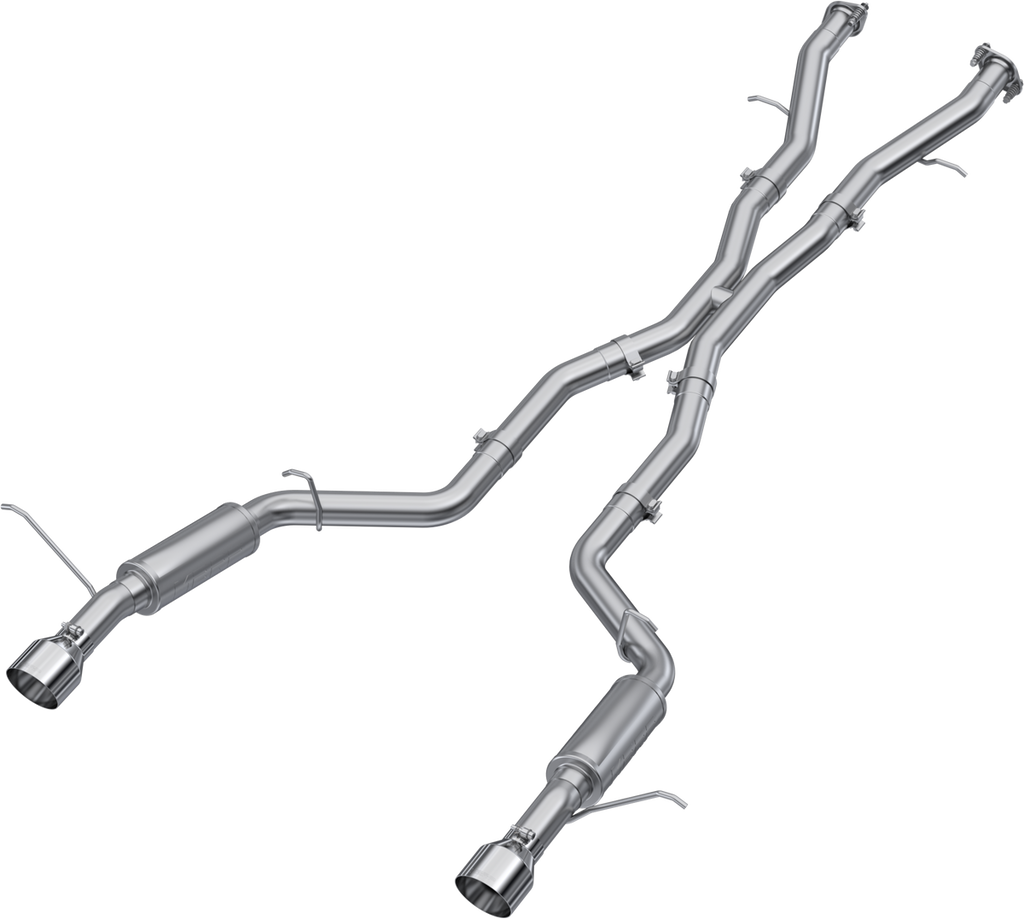 MBRP 18-23 Dodge Durango SRT 6.4L Armor Lite AL Steel 3in Cat Back Exhaust Dual Rear Exit w/ SS Tips
