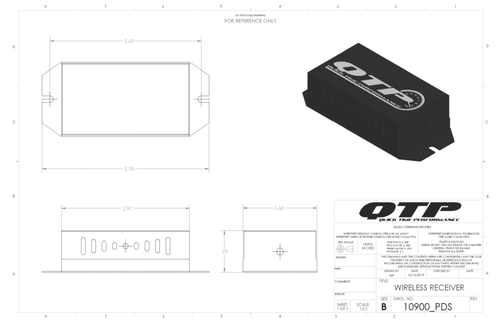 QTP Bolt - On QTEC Wireless Remote Controller - R70オートパーツ【公式】