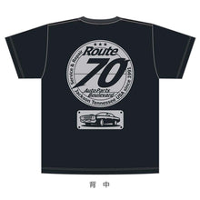 画像をギャラリービューアに読み込む, R70 オフィシャルTシャツ アメリカン レトロモダン USルート70 ネイビー メンズ