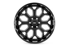 画像をギャラリービューアに読み込む, Rough Country 96 Series Wheel | One-Piece | Gloss Black | 20x10 | 6x135 | -19mm