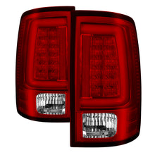 画像をギャラリービューアに読み込む, Spyder 09-16 Dodge Ram 1500 Light Bar LED Tail Lights - Red Clear ALT-YD-DRAM09V2-LED-RC