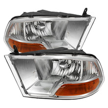 画像をギャラリービューアに読み込む, xTune Dodge Ram 1500 09-12 ( Non Quad Headlights ) Crystal Headlights Chrome HD-JH-DR09-AM-C