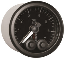 画像をギャラリービューアに読み込む, Autometer Stack 52mm 0-7 Bar M10 Male Pro-Control Oil Pressure Gauge - Black