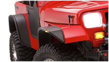 画像をギャラリービューアに読み込む, Bushwacker 87-95 Jeep Wrangler Flat Style Flares 4pc Excludes Renegade - Black