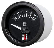 画像をギャラリービューアに読み込む, Autometer Stack 52mm 0-7 Bar M10 (M) Electric Oil Pressure Gauge - Black