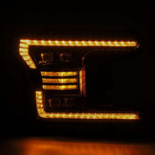 画像をギャラリービューアに読み込む, AlphaRex 18-20 Ford F-150 NOVA LED Proj Headlight Plank Style Alpha Blk w/Activ Light/Seq Signal/DRL
