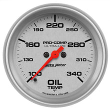 画像をギャラリービューアに読み込む, Autometer Ultra-Lite 2-5/8in 100-340F Oil Temp Gauge - Digital Stepper Motor